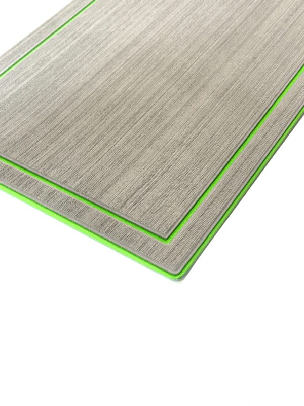Helm Pad - Gray and bright green